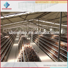 сарай стальной структуры конструкции низкой стоимости полуфабрикат куриные фермы для бройлеров и слой